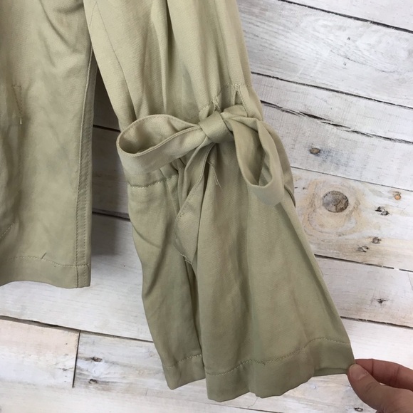 Catherine Malandrino Khaki Button Blouse Jacket XS - Picture 4 of 8